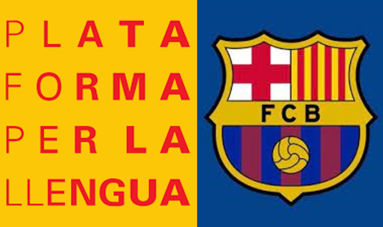 El Barça es compromet amb Plataforma per la Llengua a millorar la presència del català al club