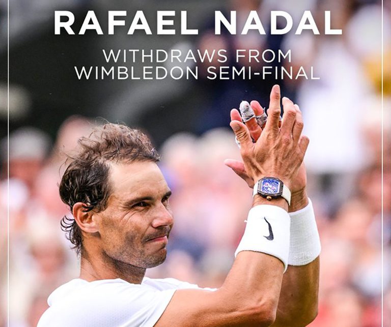 Nadal abandona a les semifinals de Wimbledon per lesió