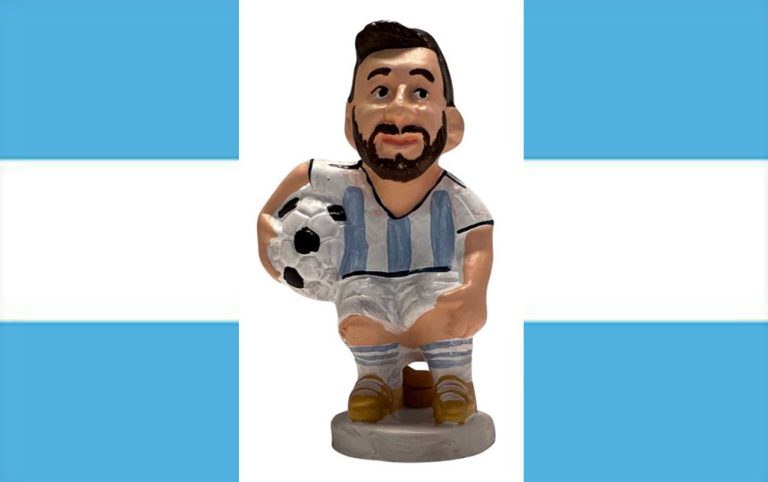 S’esgota arreu de Catalunya el caganer de Messi amb la samarreta de l’Argentina