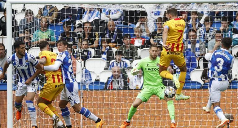 El Girona no s’espanta i iguala dos gols (2-2) a la Real Societat